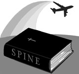 Anita Sullivan's story 'Spine'. A bible and an aeroplane